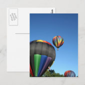 Ballons Colorful Launch! Briefkaart (Voorkant / Achterkant)