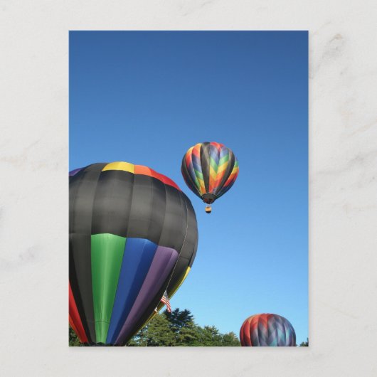 Ballons Colorful Launch! Briefkaart (Voorkant)