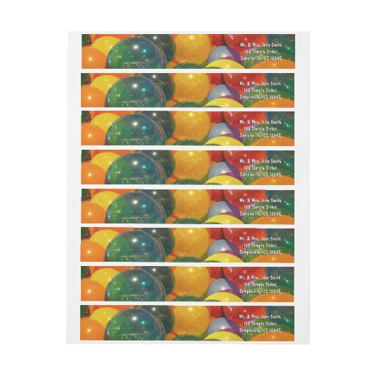 Ballons Colorful Party-ontwerp (Vel)