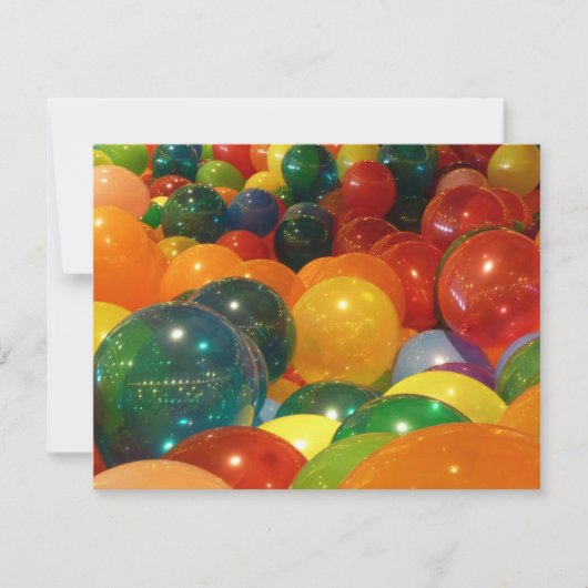 Ballons Colorful Party-ontwerp (Voorkant)