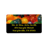 Ballons Colorful Party-ontwerp Etiket (Voorkant)