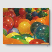 Ballons Colorful Party-ontwerp Gastenboek (Achterkant)