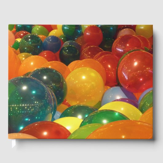 Ballons Colorful Party-ontwerp Gastenboek (Voorkant)