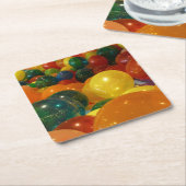 Ballons Colorful Party-ontwerp Kartonnen Onderzetters (Schuin)