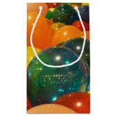Ballons Colorful Party-ontwerp Klein Cadeauzakje (Achterkant)