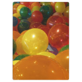 Ballons Colorful Party-ontwerp Klembord (Achterkant)