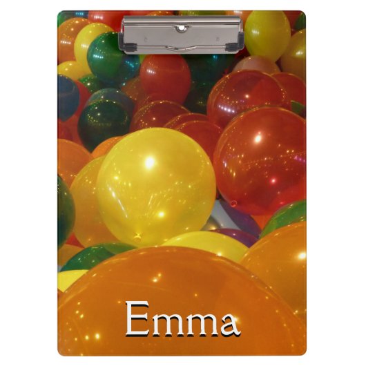 Ballons Colorful Party-ontwerp Klembord (Voorkant)