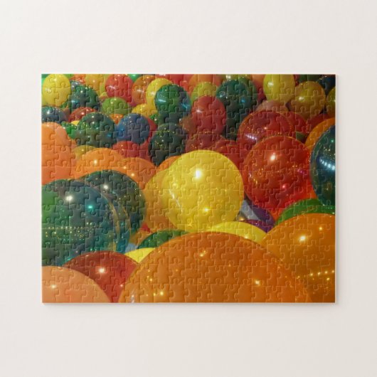 Ballons Colorful Party-ontwerp Legpuzzel (Horizontaal)