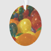 Ballons Colorful Party-ontwerp Ornament (voorkant)