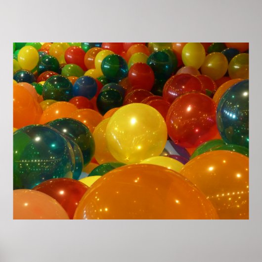 Ballons Colorful Party-ontwerp Poster (Voorkant)