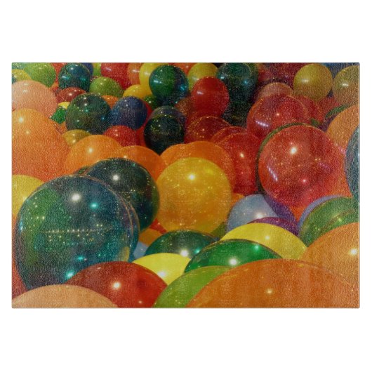 Ballons Colorful Party-ontwerp Snijplank (Voorkant)