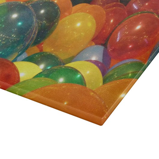 Ballons Colorful Party-ontwerp Snijplank (Hoek)