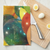 Ballons Colorful Party-ontwerp Theedoek (Quarter Fold)