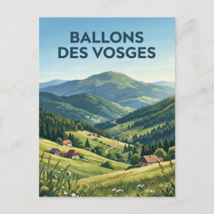 Ballons des Vosges Regionaal Natuurpark Frankrijk Briefkaart