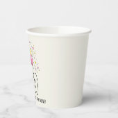 Ballons en Cadeaus met leeftijd en tekst Papieren Bekers (Links)