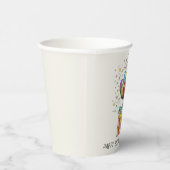 Ballons en Cadeaus met leeftijd en tekst Papieren Bekers (Rechts)