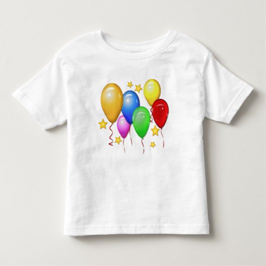 Ballons en sterren ~ T - Shirt (Voorkant)