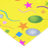 Ballons en Streamers op kleurrijke, zoete zestien Tafelkleed (Gekanteld)