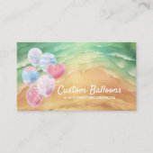 Ballons Event Planner Decor Beach Visitekaartje (Voorkant)