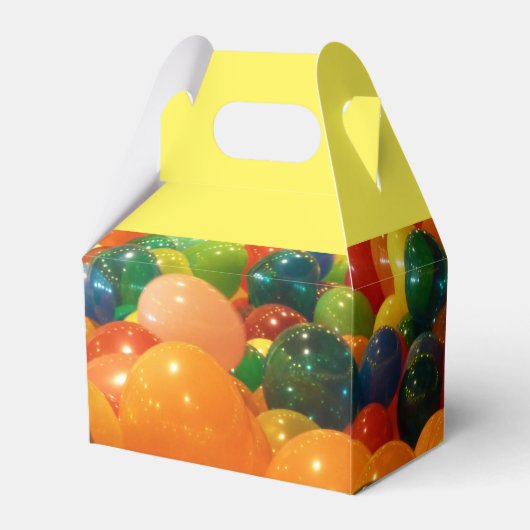 Ballons Favor Dank je wel Bedankdoosjes (Achterkant)