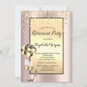 Ballons, goudConfetti Roos Gold Retirement Kaart (Voorkant)