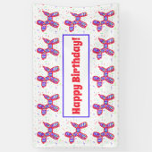 Ballons Honden Feest Gelukkige Verjaardag Banner (Verticaal)