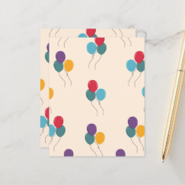 Ballons Kleurrijk Scrapbook Papier