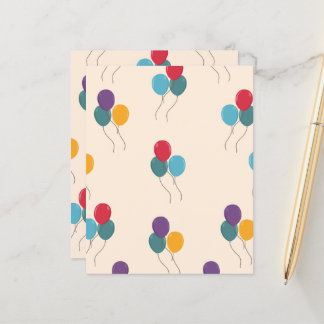 Ballons Kleurrijk Scrapbook Papier