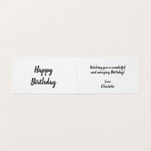 Ballons na de geboorte Kaart (Binnenkant ongevouwen)