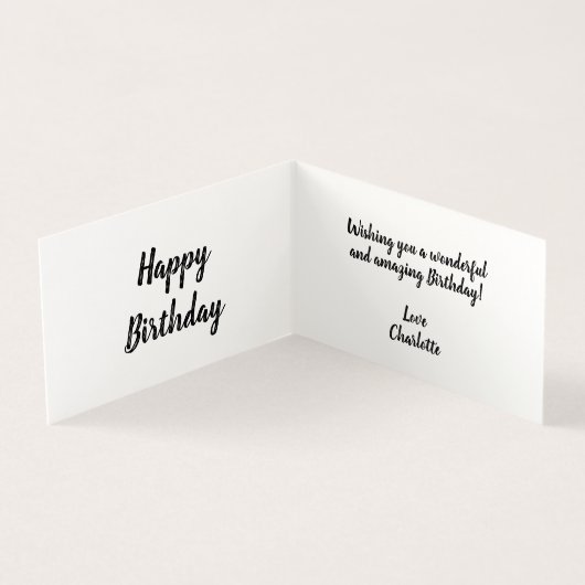 Ballons na de geboorte Kaart (Binnen)