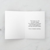 Ballons ontwerp gepersonaliseerde 21e verjaardag kaart (Binnen)