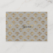 Ballons op Royal Gold, Visitekaartje van chubby (Achterkant)