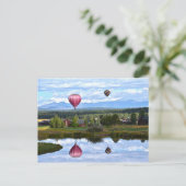 Ballons over Pagosa Springs Golfcursus, Colorado Briefkaart (Staand voorkant)