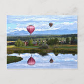 Ballons over Pagosa Springs Golfcursus, Colorado Briefkaart (Voorkant)