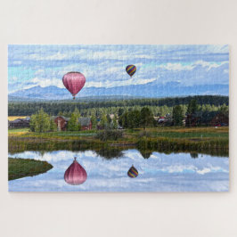 Ballons over Pagosa Springs Golfcursus, Colorado Legpuzzel