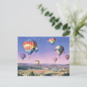 Ballons over San Dieguito Briefkaart (Staand voorkant)