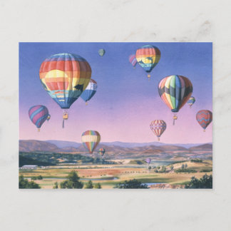 Ballons over San Dieguito Briefkaart