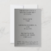 Ballons Paris Eiffel Tower Glam Chic Grey Kaart (Achterkant)