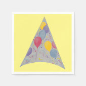 Ballons Party Pet Verjaardags Papier Servetten (Voorkant)