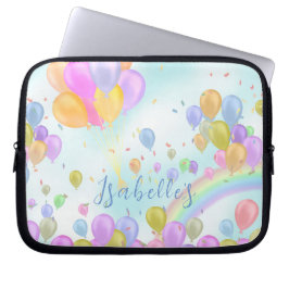 Ballons Pastel Electronics Bag Laptop Sleeve