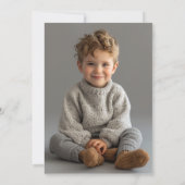 Ballons Regenboog I Custom Foto Verjaardagsfeestje Kaart (Achterkant)