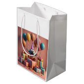 Ballons schattig kunstwerk medium cadeauzakje (Achterkant Gekanteld)