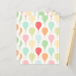Ballons Scrapbook Papier