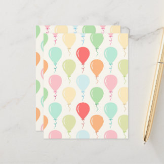 Ballons Scrapbook Papier
