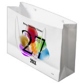 Ballons, speciaal gepersonaliseerd op de dag van d groot cadeauzakje (Voorkant Gekanteld)