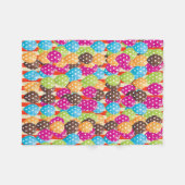 Ballons Stripes polka stipt circus Fleece Deken (Voorkant (Horizontaal))