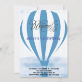 Ballons van het honingfeest voor je eerste verjaar kaart (Voorkant)