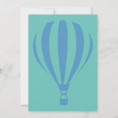 Ballons van het honingfeest voor je eerste verjaar kaart (Achterkant)