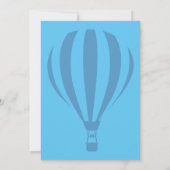 Ballons van het honingfeest voor je eerste verjaar kaart (Achterkant)