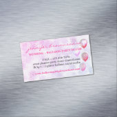 Ballons voor feestelijke feestdagen magnetisch visitekaartje (Voorbeeld)